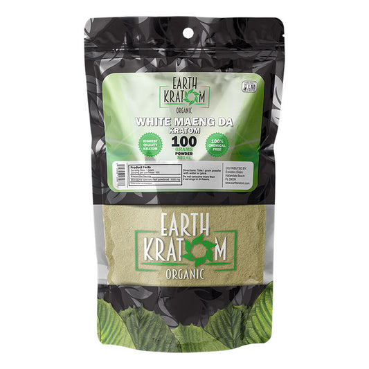 Earth Kratom White Maeng Da Kratom Powder