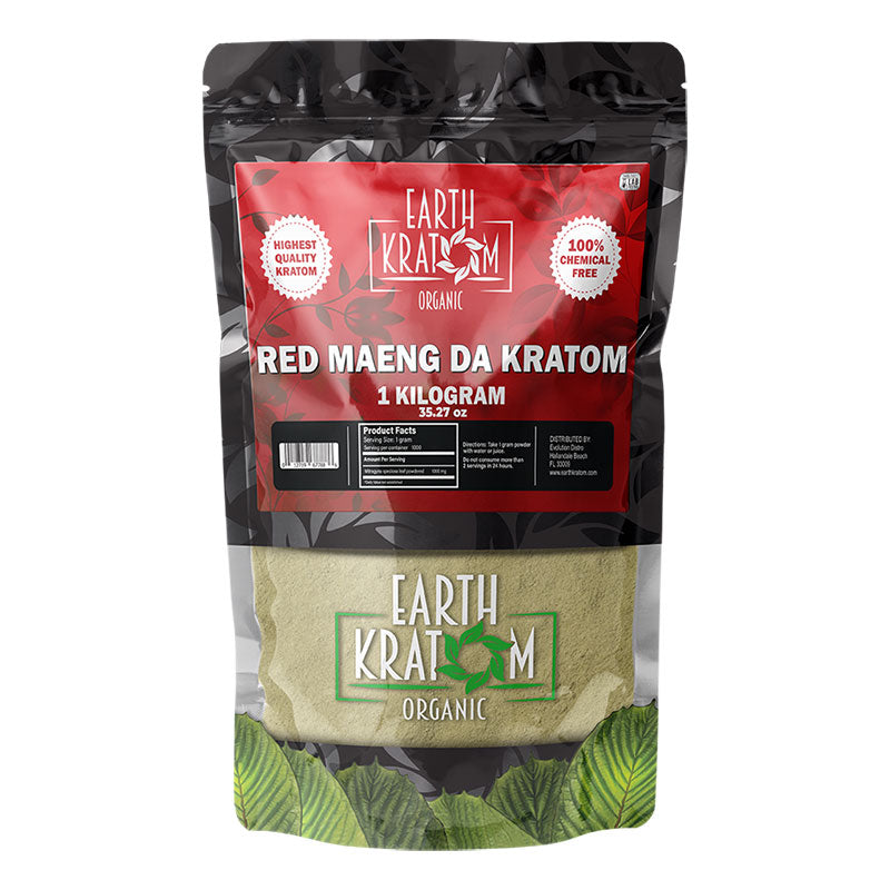 Earth Kratom Red Maeng Da Kratom Powder