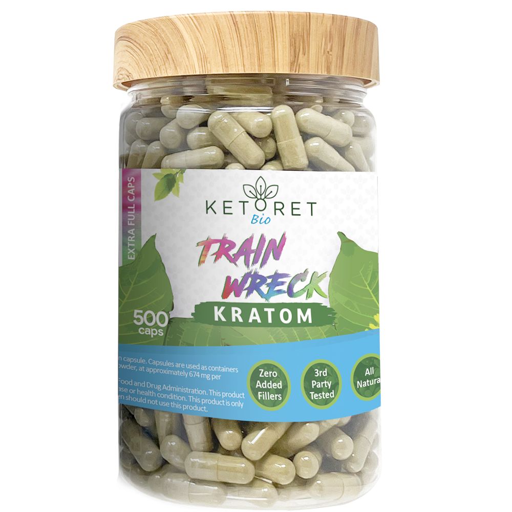 Ketoret Bio - Trainwreck Kratom Capsules