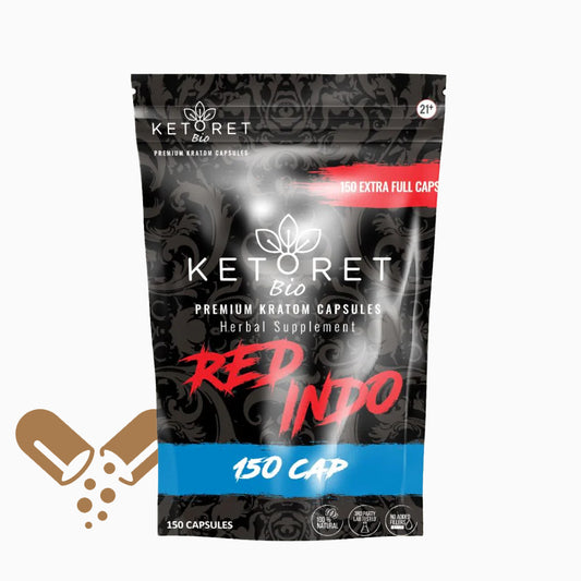 Ketoret Bio - Red Indo Kratom Capsules