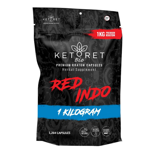 Ketoret Bio - Red Indo Kratom Capsules