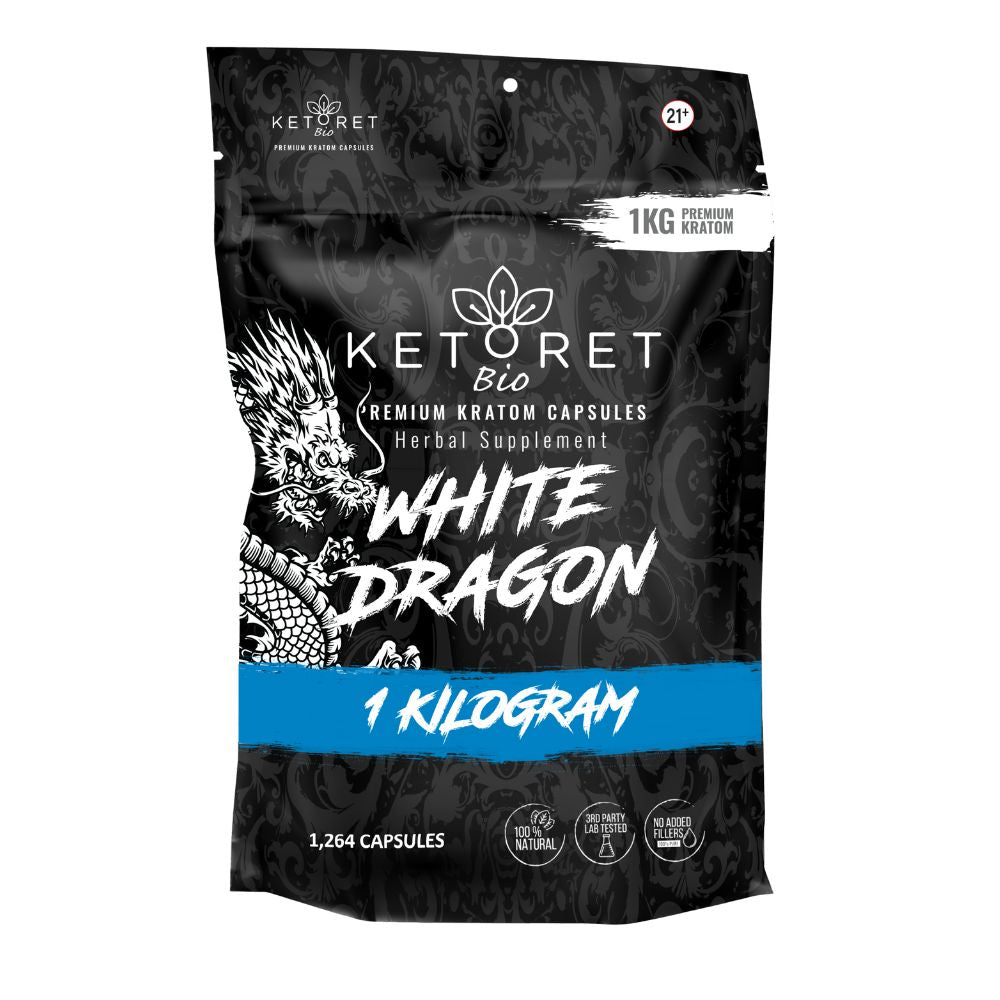 Ketoret Bio - White Dragon Kratom Capsules