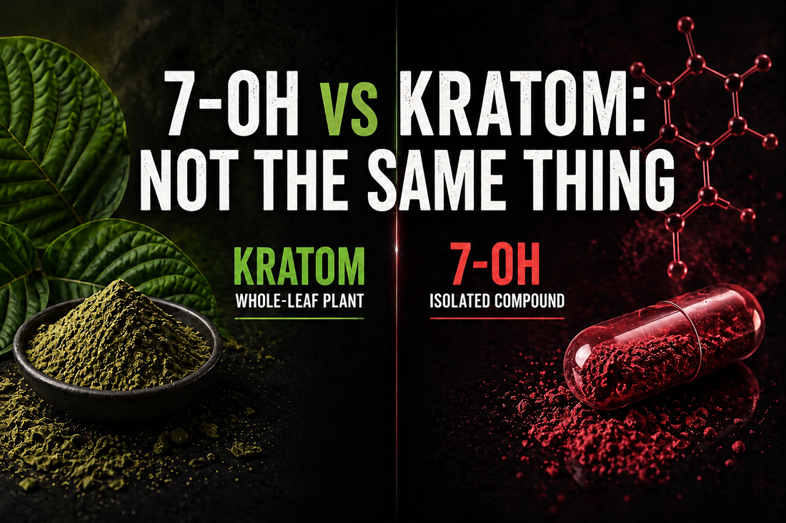7-Hydroxymitragynine vs Kratom: What's Actually Different?