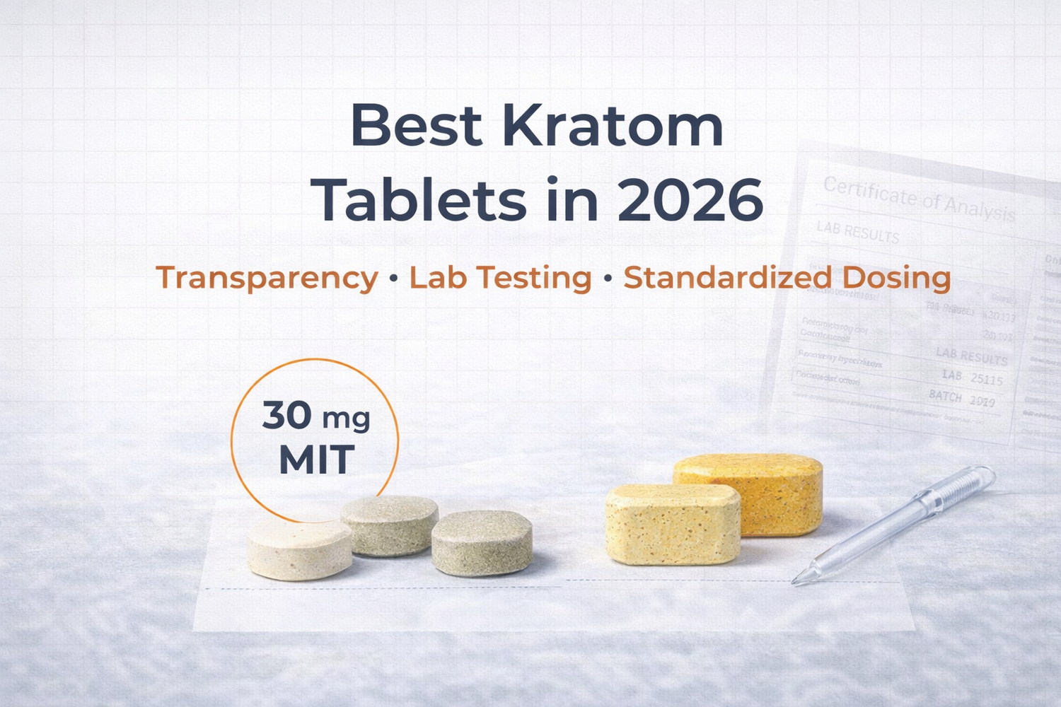 Best Kratom Tablets 2026