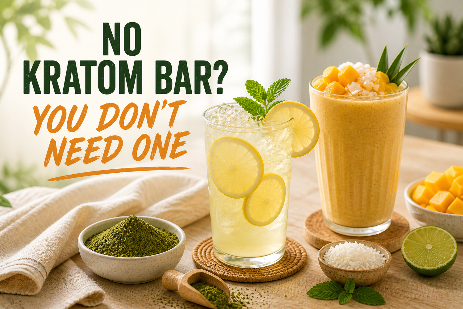No Kratom Bar Near You? We've Got You Covered.