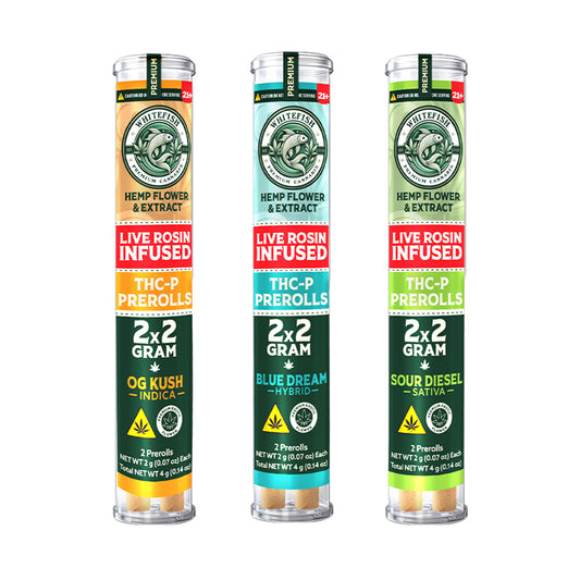 WhiteFish 2x2g Rosin-Infused Pre-Rolls