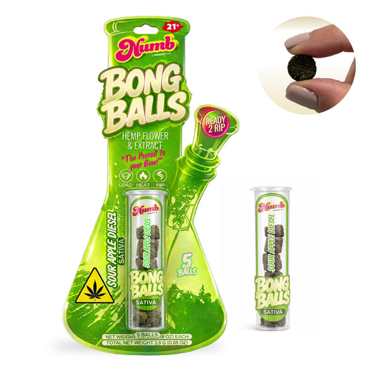 Numb Bong Balls – Infused Hemp Flower for Bowls