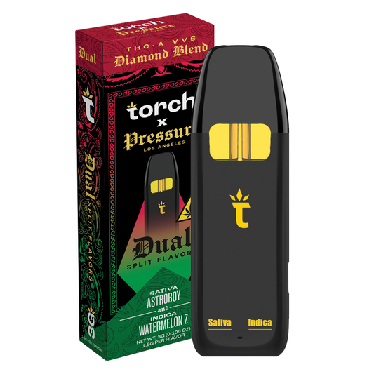 Torch x Pressure Dual Split Disposable Vape 3g