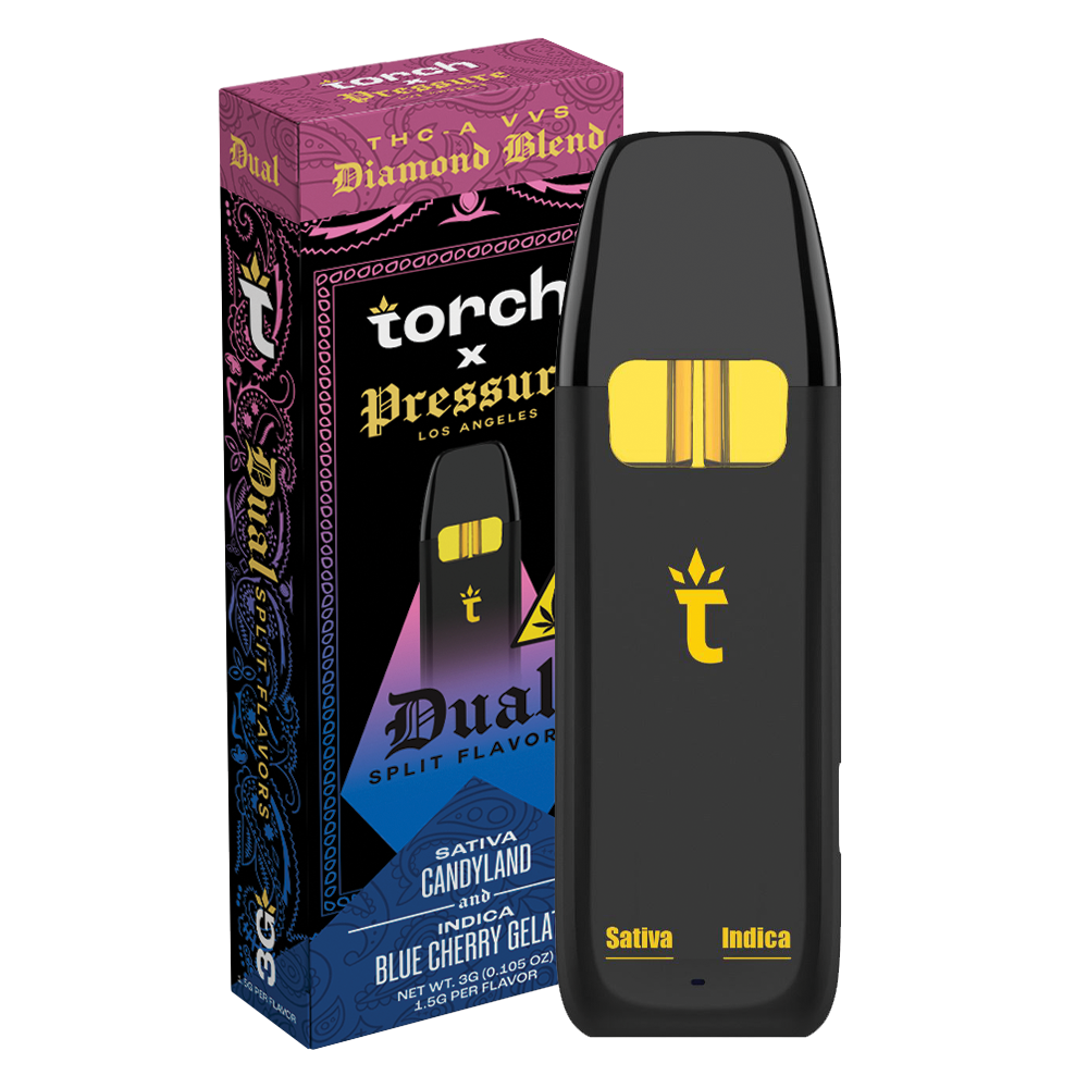 Torch x Pressure Dual Split Disposable Vape 3g