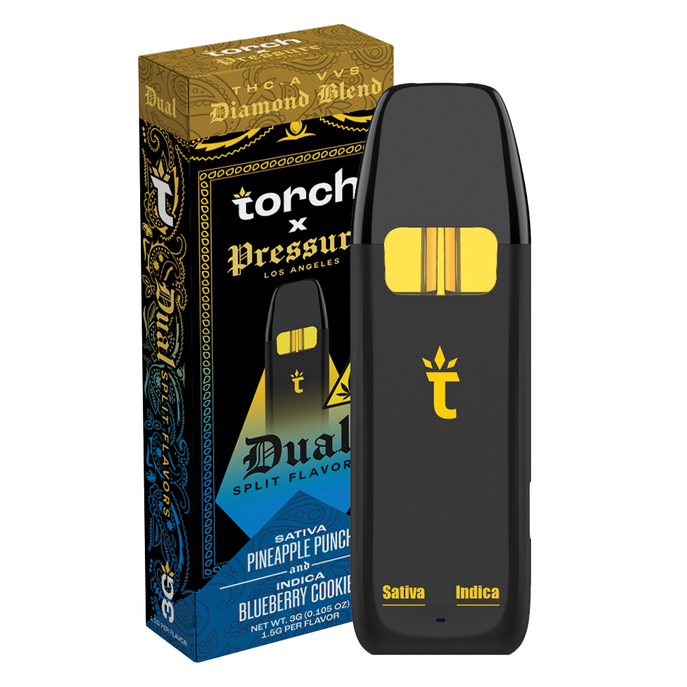 Torch x Pressure Dual Split Disposable Vape 3g