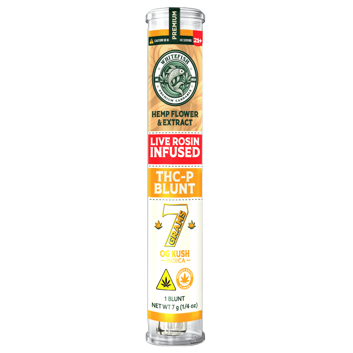 White Fish – 7g Rosin-Infused Party Blunt