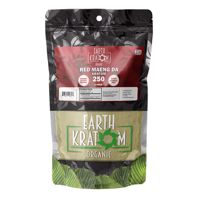 Earth Kratom Red Maeng Da Kratom Powder