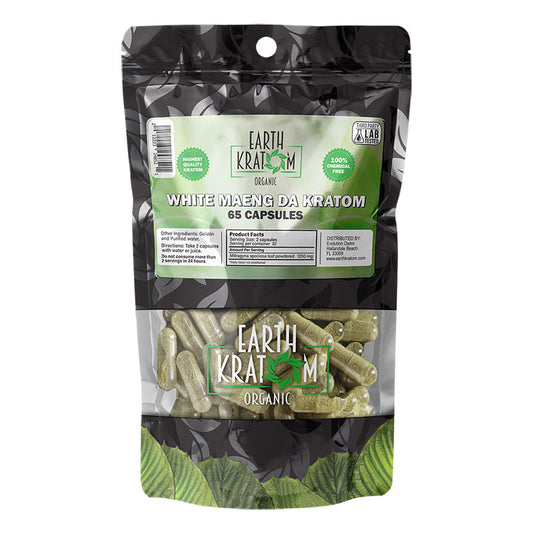 Earth Kratom White Maeng Da Kratom Capsules