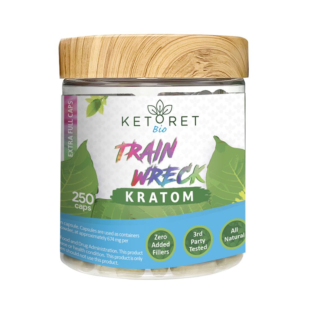Ketoret Bio - Trainwreck Kratom Capsules