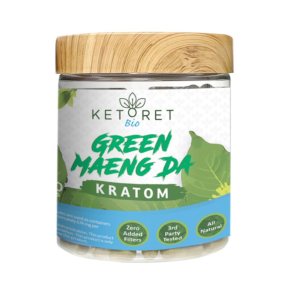 Ketoret Bio – Green Maeng Da Kratom Capsules