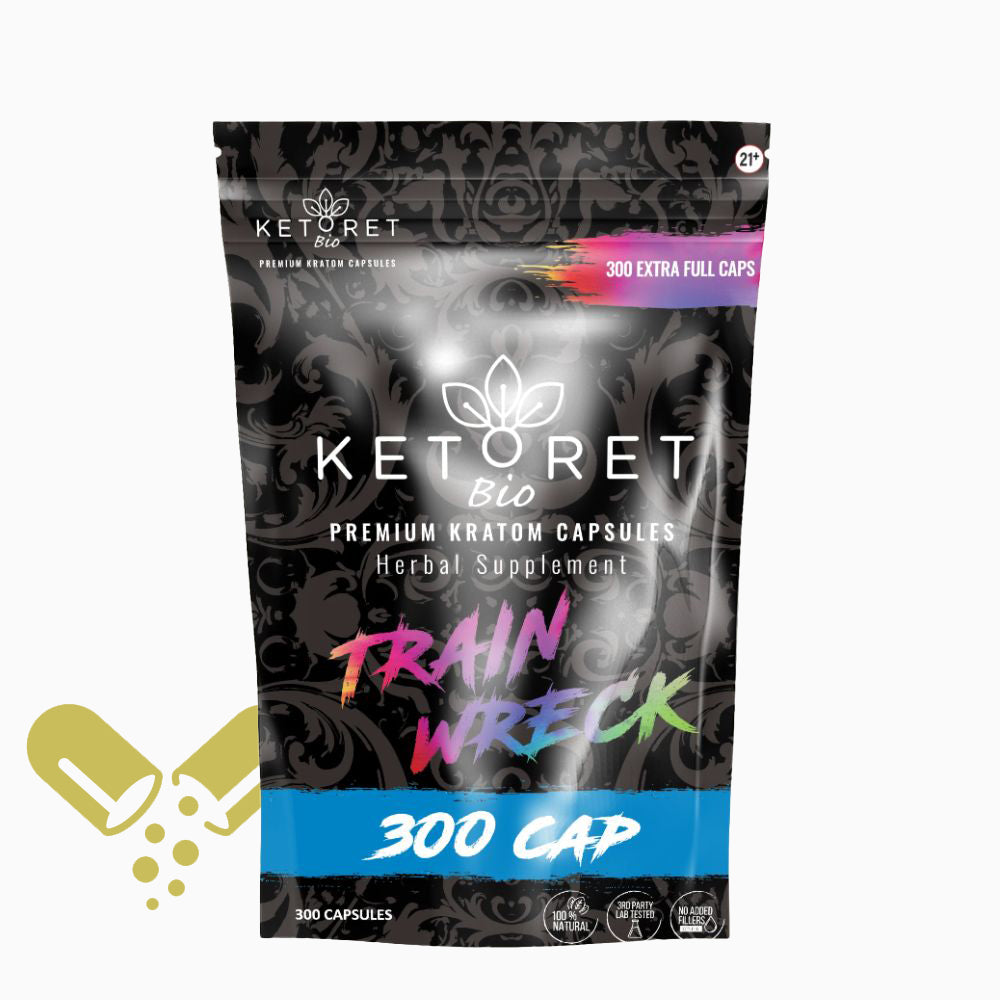 Ketoret Bio - Trainwreck Kratom Capsules