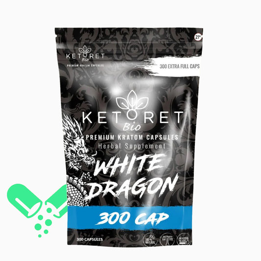 Ketoret Bio - White Dragon Kratom Capsules
